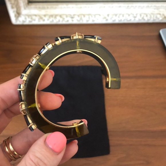 J.Crew Green Lucite Cuff - Picture 5 of 5